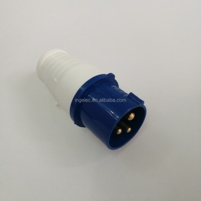 Yiwu No.1 Ip44 5 Pins Waterproof Male And Female Plug Industrial Plug And Socket Ice309-2