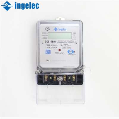 1600imp/kWh WATT-HOUR METER Smart electric meters with CE certification 220V 50Hz Single phase static kWh digital meter