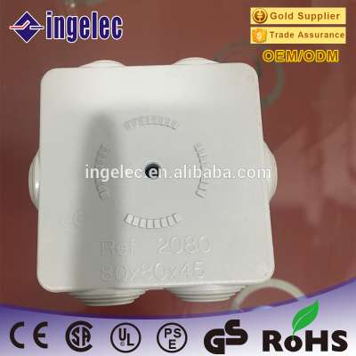 ABS PVC enclosure CE Outdoor IP65 Waterproof Electric Plastic Terminal Sealed Connecting Cable Junction box