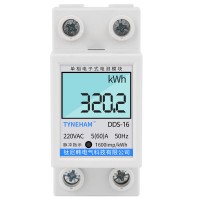 14 Dds-16L Electronic Energy Meter 1600imp/Kwh